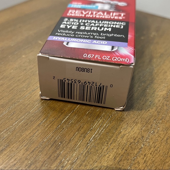 L'Oreal Paris Revitalift Derm Intensives Hyaluronic Acid and Caffeine Eye Serum - Picture 11 of 14